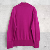90's｜Bijou Logo Mock - neck Wool Sweater - NEWSED