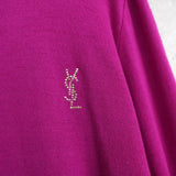 90's｜Bijou Logo Mock - neck Wool Sweater - NEWSED