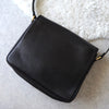 90's｜Black Leather Shoulder Bag