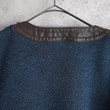 90's｜Leather Neck Sweater - NEWSED
