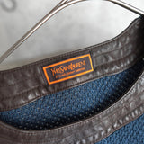 90's｜Leather Neck Sweater - NEWSED