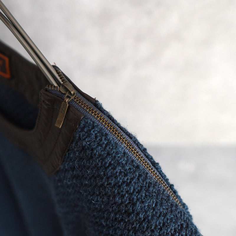 90's｜Leather Neck Sweater - NEWSED