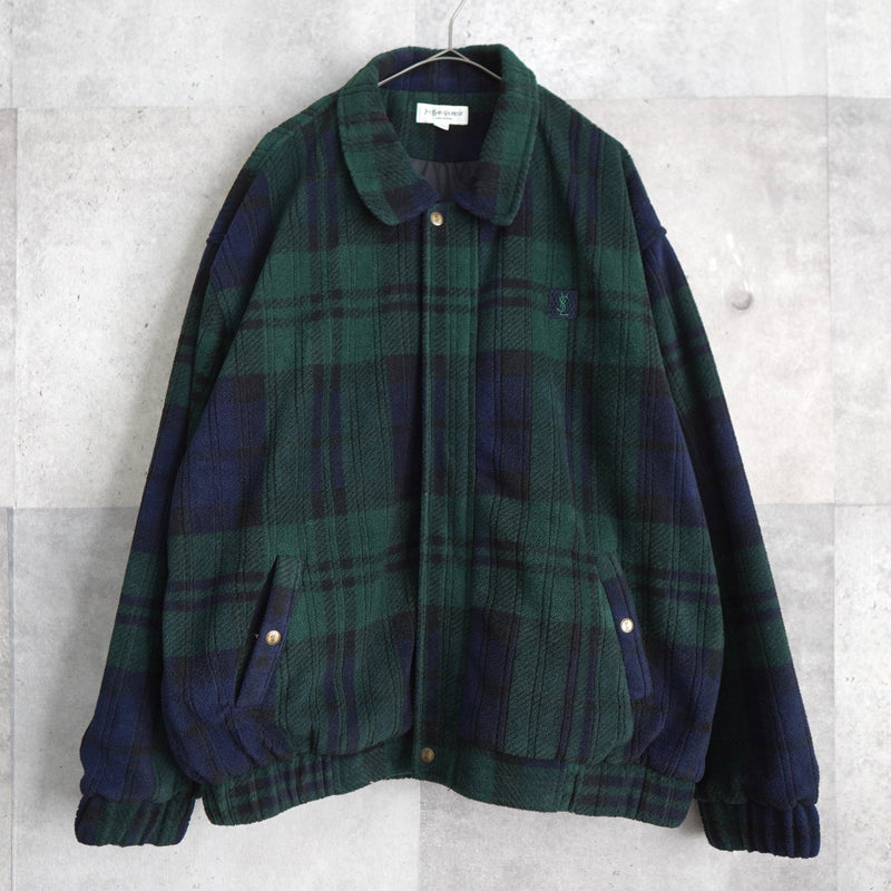 90's｜Logo Embroidery Fleece Jacket - NEWSED