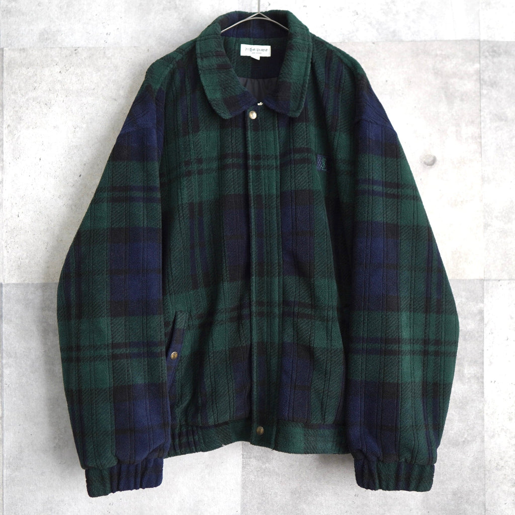 90's｜Logo Embroidery Fleece Jacket