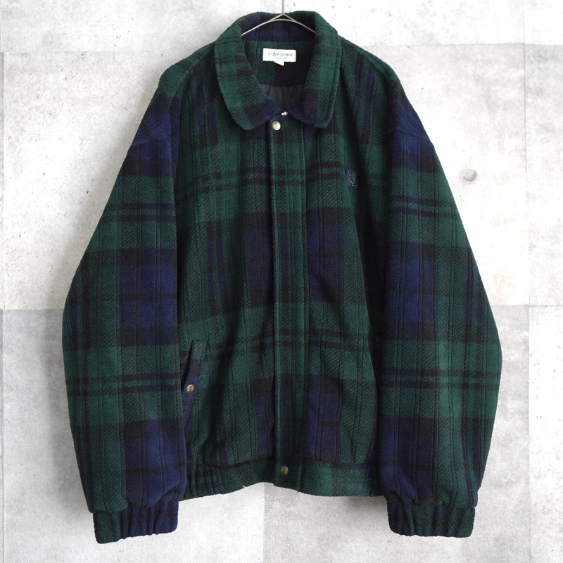 90's｜Logo Embroidery Fleece Jacket - NEWSED