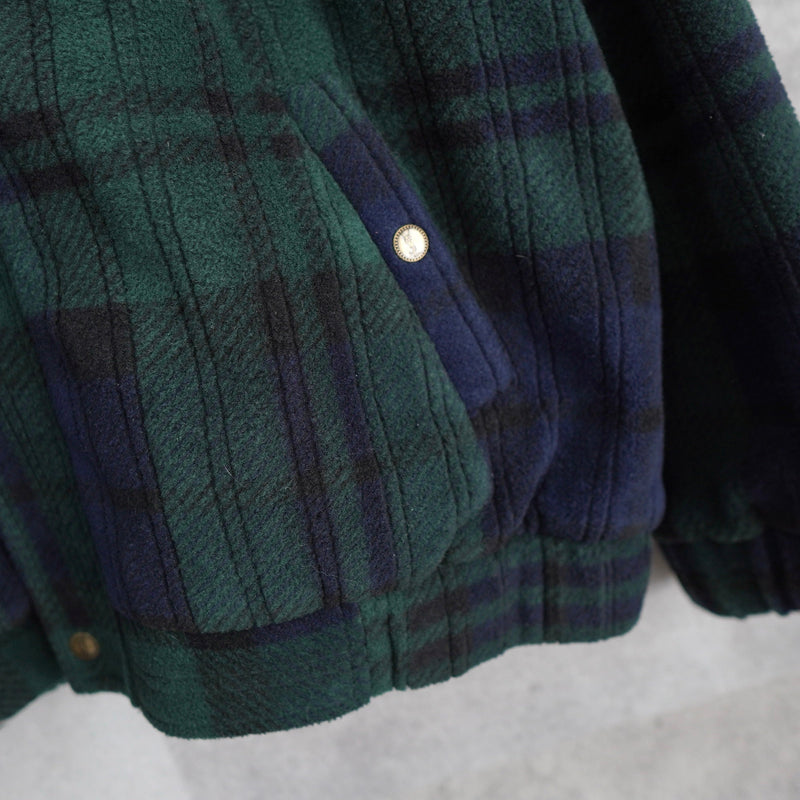 90's｜Logo Embroidery Fleece Jacket - NEWSED