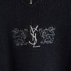 90's｜Logo Embroidery Half-zip Sweater