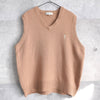 90's｜Logo Embroidery Knit Vest