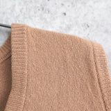 90's｜Logo Embroidery Knit Vest - NEWSED