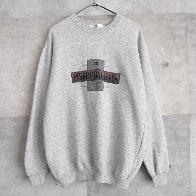 90's｜Logo Embroidery Sweatshirt - NEWSED