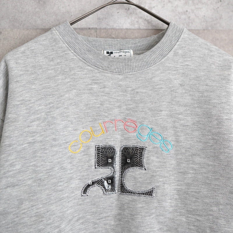 90's｜Logo Embroidery Sweatshirt - NEWSED