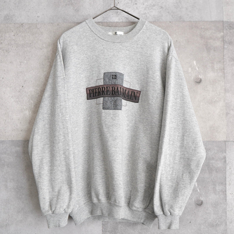 90's｜Logo Embroidery Sweatshirt - NEWSED