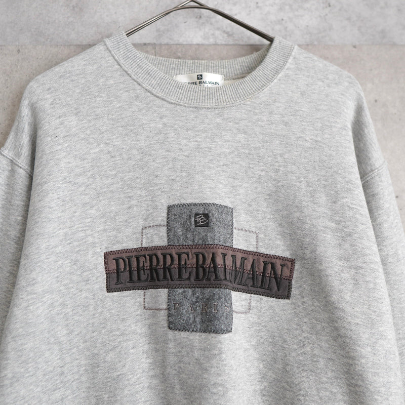 90's｜Logo Embroidery Sweatshirt - NEWSED