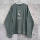 90's｜Logo Embroidery Sweatshirt｜Made in Italy - NEWSED