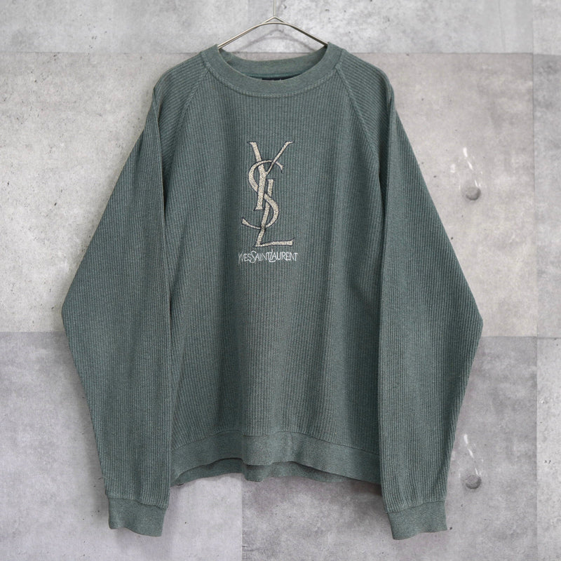 90's｜Logo Embroidery Sweatshirt｜Made in Italy - NEWSED