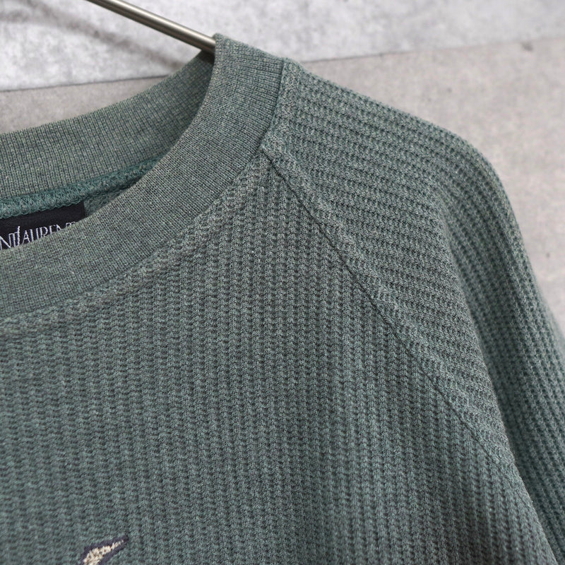 90's｜Logo Embroidery Sweatshirt｜Made in Italy - NEWSED