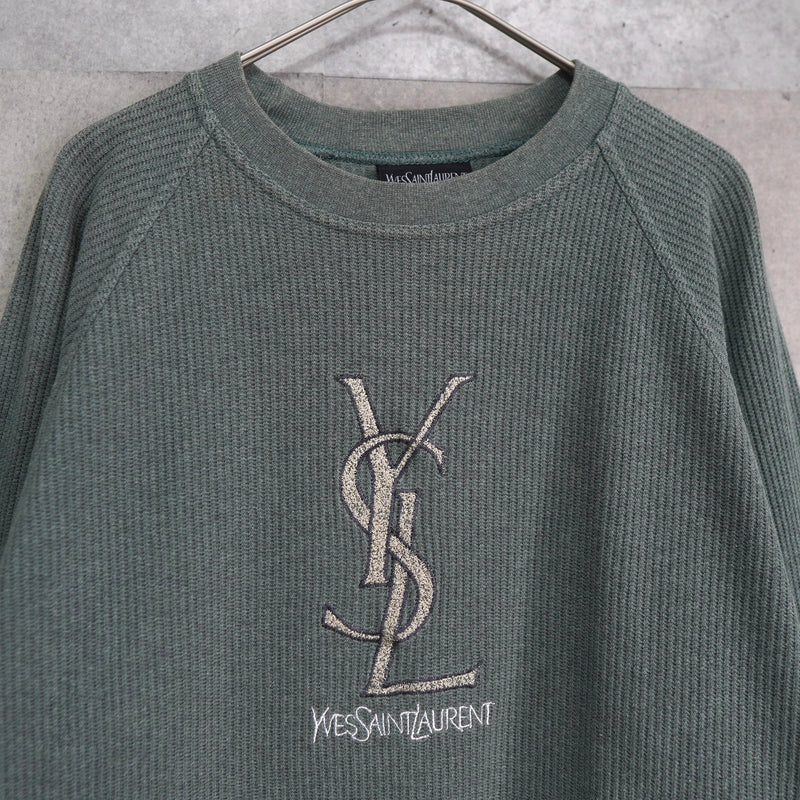 90's｜Logo Embroidery Sweatshirt｜Made in Italy - NEWSED