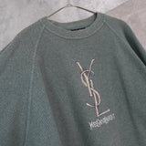 90's｜Logo Embroidery Sweatshirt｜Made in Italy - NEWSED