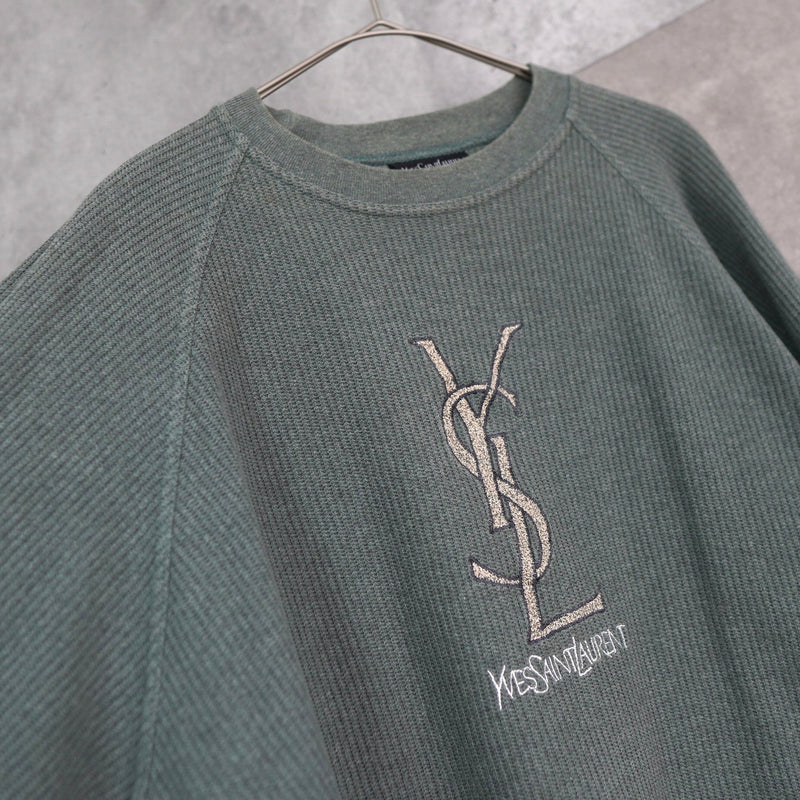 90's｜Logo Embroidery Sweatshirt｜Made in Italy - NEWSED
