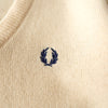 90's｜Logo Embroidery V-neck Sweater