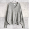 90's｜Logo Embroidery V-neck Sweater