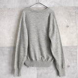 90's｜Logo Embroidery V - neck Sweater - NEWSED