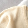 90's｜Logo Embroidery V-neck Sweater