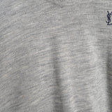 90's｜Logo Embroidery V - neck Sweater - NEWSED
