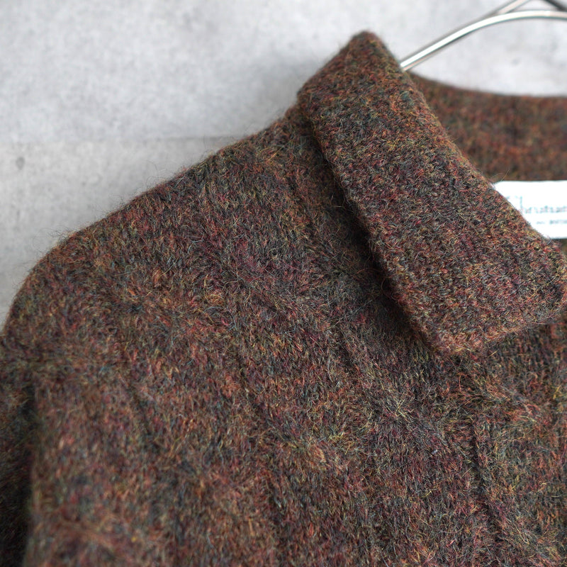 90's｜Mohair Like Polo Sweater｜Made in Italy - NEWSED