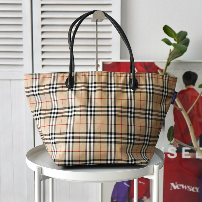 90's｜Nova Check Tote Bag - NEWSED