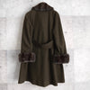 90's｜Rabbit Fur Wool Coat