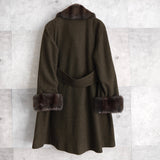 90's｜Rabbit Fur Wool Coat - NEWSED
