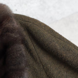 90's｜Rabbit Fur Wool Coat - NEWSED