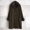 90's｜Rabbit Fur Wool Coat