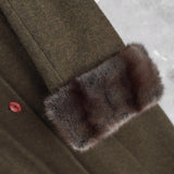 90's｜Rabbit Fur Wool Coat - NEWSED