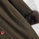 90's｜Rabbit Fur Wool Coat - NEWSED
