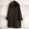 90's｜Rabbit Fur Wool Coat