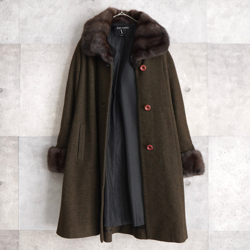 90's｜Rabbit Fur Wool Coat - NEWSED