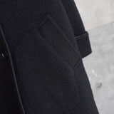 90's｜Shawl Collar Wool Coat - NEWSED