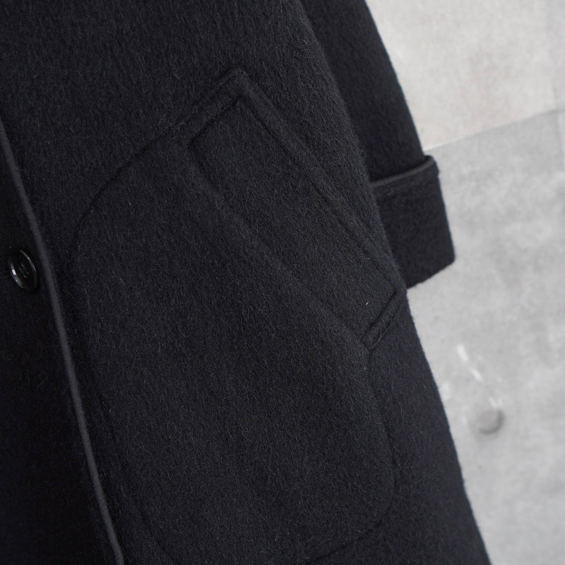 90's｜Shawl Collar Wool Coat - NEWSED
