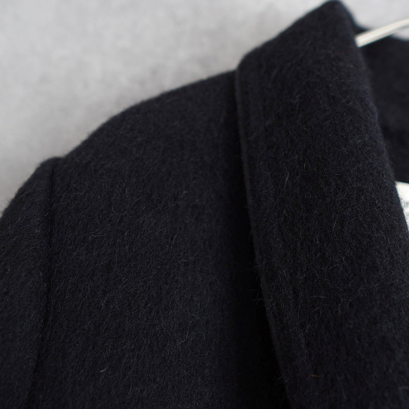 90's｜Shawl Collar Wool Coat - NEWSED