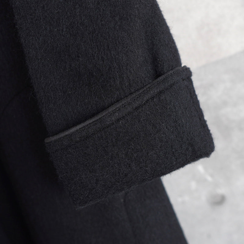 90's｜Shawl Collar Wool Coat - NEWSED
