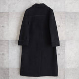 90's｜Shawl Collar Wool Coat - NEWSED