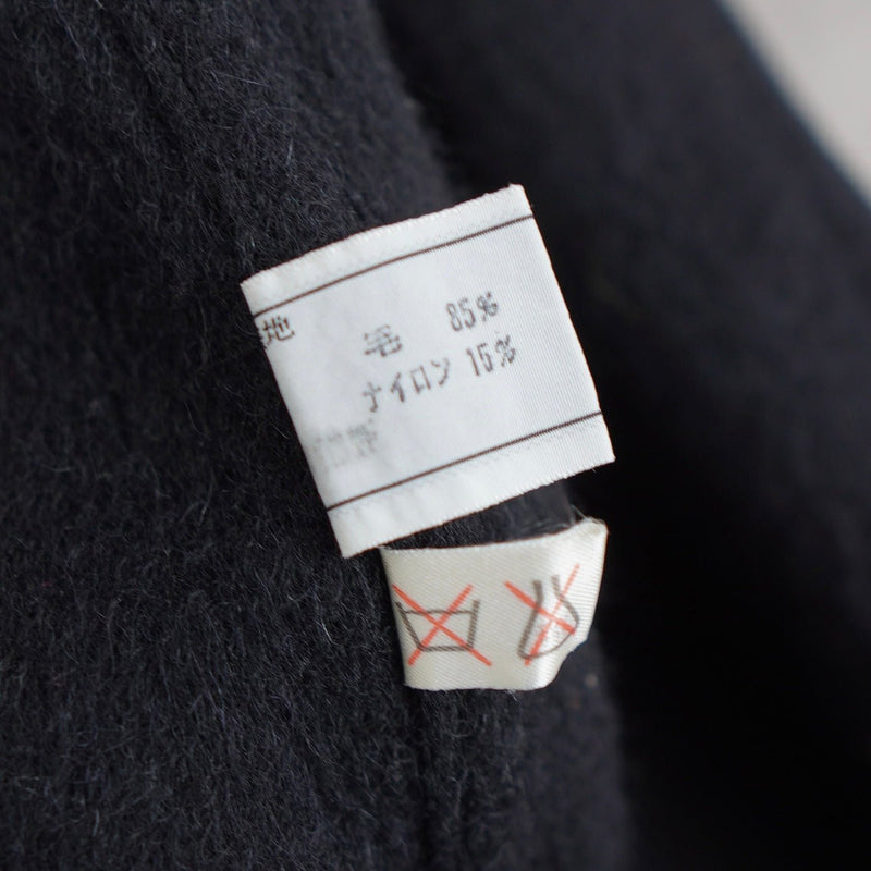 90's｜Shawl Collar Wool Coat - NEWSED