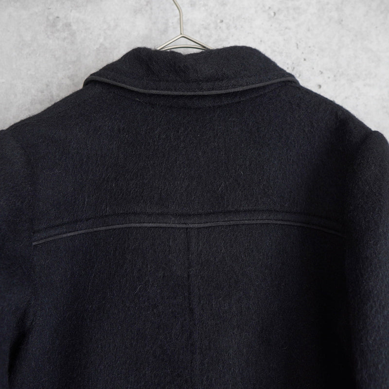 90's｜Shawl Collar Wool Coat - NEWSED