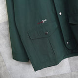 90's｜"Stussy Sport" Embroidery High - neck Jacket｜Made in Australia - NEWSED