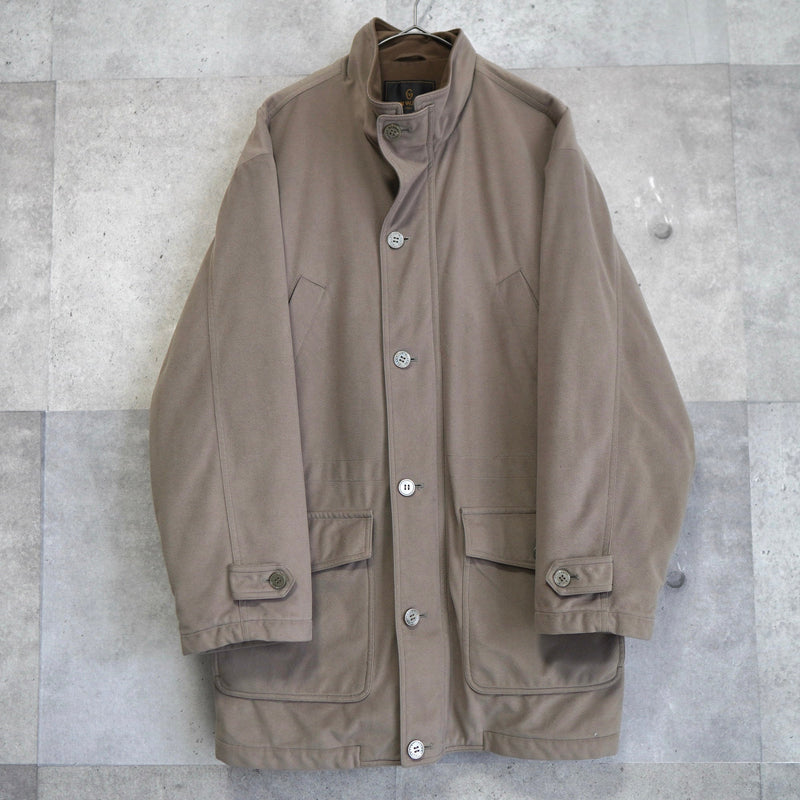 90's｜Suede Like High - neck Coat - NEWSED