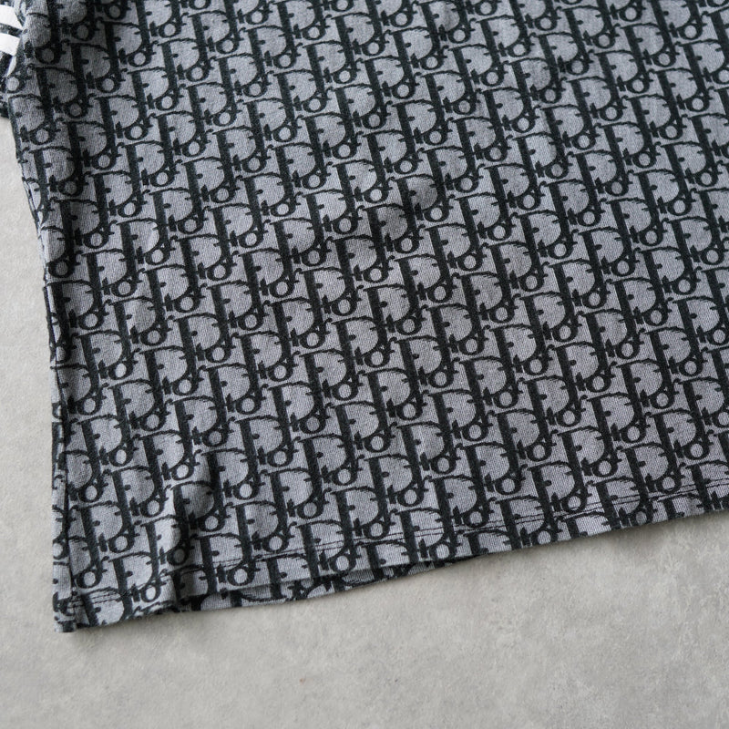 90's｜Trotter patterned short sleeve top｜Made in France - NEWSED