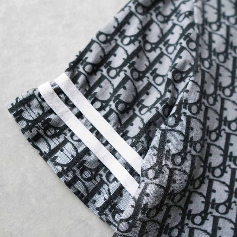 90's｜Trotter patterned short sleeve top｜Made in France - NEWSED