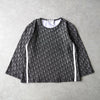 90's｜Trotter patterned top｜Made in France